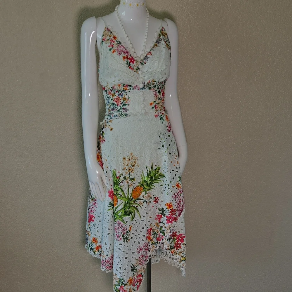 FARM Rio Asymmetrical Dress with Floral Patterns - Picture 13 of 13
